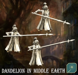 Woodelf Guards Attack Pose